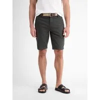 LERROS Chinoshorts Bequeme Chino-Bermuda mit Gürtel und Minimalprint Leichte Sommershorts aus 98% Baumwolle und 2% Elasthan, mit 4 Taschen