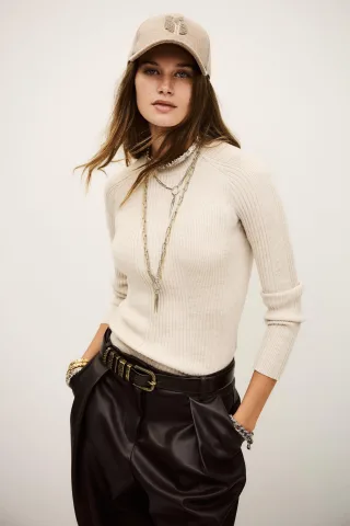 ba&sh - Pullover - Banny beige - Gr. - 2
