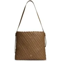 Tommy Hilfiger Tragetasche TH BRAIDED MAXI HOBO, Damen Umhängetasche, Schultertasche mit TH-Logo