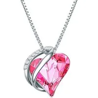 Rafaela Donata Silberkette Halskette aus 925 Sterling Silber, mit Herz-Anhänger