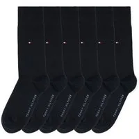 Tommy Hilfiger Socken TH MEN SOCK 6P ECOM (Packung, 6-Paar, 6 Paar) Gekämmte Baumwolle, atmungsaktiv, druckfreier Bund