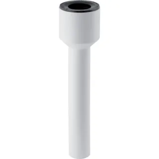 Geberit Tauchrohr in PP d 40 mm weiß-alpin mit Anschluss-Muffe für Ausgussbecken 152737111