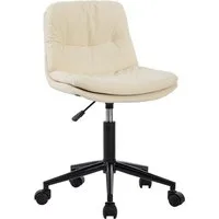 FOXSPORT Drehstuhl mit Rollen - ohne Armlehnen - Bürostuhl höhenverstellbar, belastbar bis 115kg, 360° drehbar, Ergonomische Unterstützung