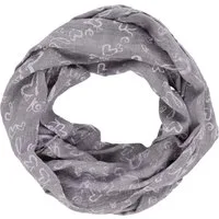 MIRROSI Loop Damen Schal mit Love Herz Muster Weich aus 100% Baumwolle, (ca. 160x44cm Zweimal um den Hals wickelbar, Loop-S), Damen Halstuch Stola ideal für Frühling,Sommer, Herbst