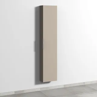 Sanipa 3way Hochschrank mit 1 Tür, Sandgrau-Matt UF16367
