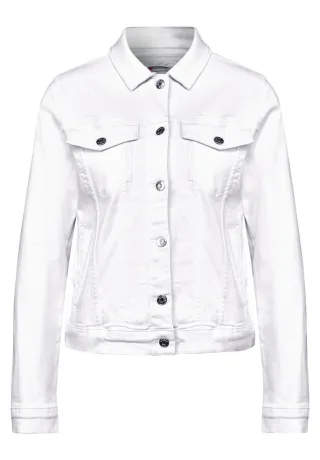 Street One - Denim Jacke weiß - Gr. - 34