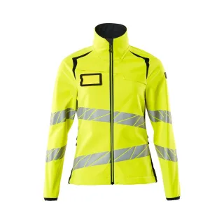 MASCOT Damen Softshell Jacke ACCELERATE SAFE Hi-vis Gelb / Schwarzblau M - 19012-143-17010-M