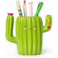 Legami Organizer Ceramic Pen Holder Desk Friends Cactus