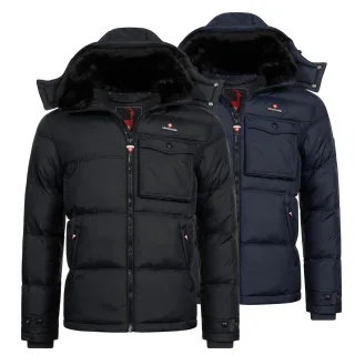 Höhenhorn Colanca Herren Winter Jacke Quilted Steppjacke Gefüttert 3XL Schwarz