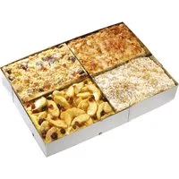 EUROHOME Backrahmen Backform 28 cm rechteckig verstellbar mit hohem Rand, Edelstahl, (1 tlg., Kuchenform in vier Teile unterteilbar), Eckiger Backrahmen spülmaschinenfest - Speisering