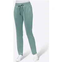 Sieh an! Jerseyhose Hose komfortabel mit Rundum-Dehnbund und Bindeband