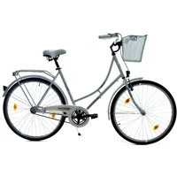 T&Y Trade Cityrad 28 ZOLL DAMEN CITY HOLLAND FAHRRAD BIKE Rad Rücktritt STVO Enur Weiß, 1 Gang, Rücktritt, Gepäckträger, Seitenständer, Korb