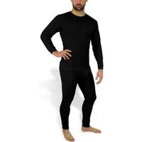 normani Thermounterhemd Thermo Unterwäsche Garnitur Herren Thermowäsche-Set Langarmshirt und Hose
