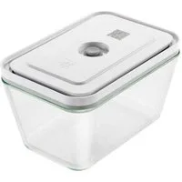 Zwilling Vakuumbehälter Vakuum Box L Fresh & Save Glas, Borosilikatglas, Kunststoff BPA frei, Silikon, (1-tlg), Vakuum Box, 2 l, Borosilikatglas, grau