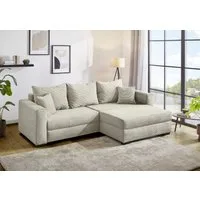 Jockenhöfer Gruppe Ecksofa Elmau XL L-Form, B: 261 cm, mit Schlaffunktion, Bettkasten & 2 Zierkissen