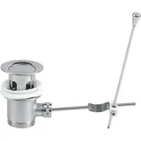 TRIZERATOP Waschbeckenstöpsel Automatischer Ablaufstopfen für Waschtisch, Messing, Chrom