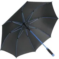 iX-brella Stockregenschirm XXL Golf Fiberglas Automatik mit farbigem Gestell, einzigartig