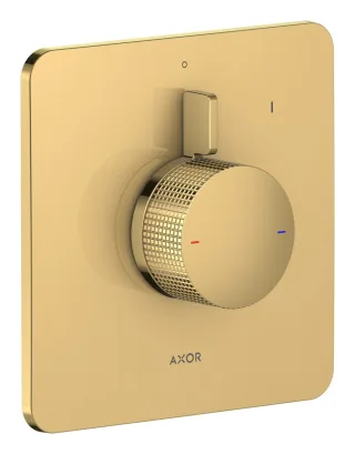 Hansgrohe Brausemischer Unterputz AXOR Citterio C Cubic cut polished gold optic , 49651990 49651990