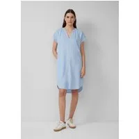 s.Oliver Minikleid Kleid Blusenkleid aus Leinenmix mit Eingrifftaschen