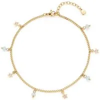 LEONARDO Fußkette Leonardo Damen-Fußkette Edelstahl