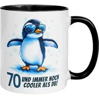 Momentals Tasse 70. Geburtstag Mann Frau – Cooler – Geburtstagsgeschenk Männer Frauen, Gratis Versand · Links-&Rechtshänder · Spülmaschinenfest