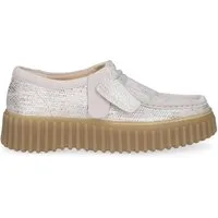 Clarks Clarks Torhill Bee 26181192 4, Schnürschuhe, Silber, Damen Schnürschuh