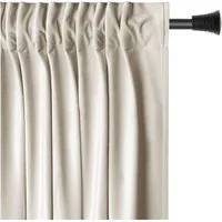 Restilo Gardine Gardine Multifunktionsband Kräuselband Vorhang Verdunkelnd Samt Textil (1 St), Kräuselband, verdunkelnd, Samt Textilien, mit Raffhalter