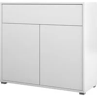 MIRJAN24 Kommode Gesita 2D1SZ (mit Schublade und zwei Drehtüren), Griffloses Öffnungssystem push to open, 100x40x93 cm
