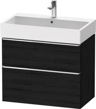 Duravit D-Neo Waschtischunterbau wandhängend Eiche Schwarz Matt 784x442x625 mm - DE4373010160000 DE4373010160000