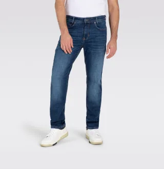 MAC - MAC JEANS - Arne, Recycled Denim blau - Gr. - 30