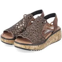 Rieker Rieker V1765-24 Damen Synthetik brown Sandalette