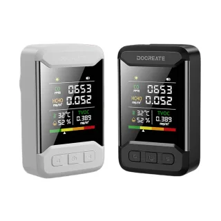 4IN1 CM51 Indoor Carbon Monoxide Formaldehyde HCHO TVOC Air Quality Monitor Portable Multi Function Temperature Humidity