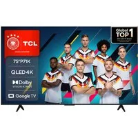 TCL 75P71KX1 QLED-Fernseher (189 cm/75 Zoll, 4K Ultra HD, Smart-TV, Google TV, Multi-HDR, Dolby Vision, Smart TV, Airplay2, Dolby Atmos, Game Master)