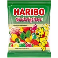 HARIBO Süßigkeit, Haribo Wackelgeister leckeres Fruchtgummi mit Schaumzucker 160g