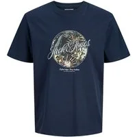 Jack & Jones PlusSize Rundhalsshirt JJHONOLULU SHAPE TEE SS CREW NECK PLS
