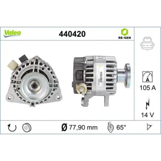 Valeo Generator  105A Ford Focus 2 1,8