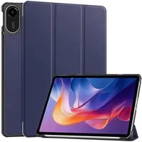 SmartUP Tablet-Hülle für Xiaomi Redmi Pad 2 Tasche Smart Cover Case Klapphülle Schutzglas 11 Zoll, integrierte Standfunktion, integrierter Magnetverschluss
