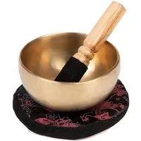 bodhi Beruhigungs- und Entspannungsgerät Tibetische Klangschale „Singing Bowl“, ca. 320 g