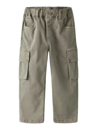 NAME IT - NMMBEN TAP CARGO TWI PANT 8950-PO NOOS Chinchilla - Gr. - 104