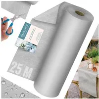 KESSER Tischläufer 25 m × 30 cm, wasserabweisend & abwaschbar, 30 g/m², anpassbare Vlies-Tischdekoration – für Feste aller Art geeignet
