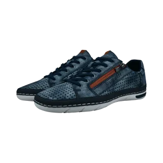 bugatti Sneaker Halbschuh, Freizeitschuh mit praktischem Reißverschluss