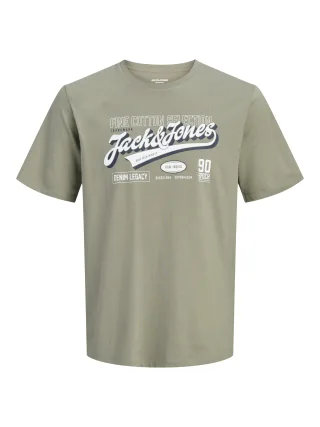 JACK&JONES - JJELOGO TEE SS O-NECK 2 COL AW26 SN - Gr. - L