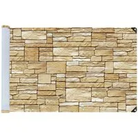 WENKO Balkonsichtschutz Mauer LxH: 500x85 cm, für Balkon und Terrasse