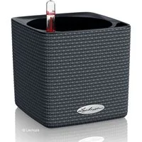 Lechuza® Kräutertopf Cube Color 16 mit Stick-System schiefergrau (Komplettset)