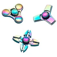 Luna24 simply great ideas... Fidget Spinner Finger Fidget Spinner Metall, Anti-Stress ADHS-Spielzeug, 3er Set