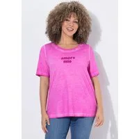 Ulla Popken T-Shirt T-Shirt Amore Mio Classic Rundhals Halbarm