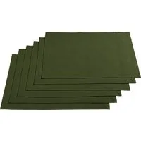 REDBEST Platzset Tischset "Seattle" 6er-Pack, Baumwolle Uni