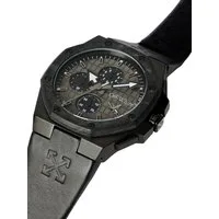 OFF-WHITE Chronograph FREQUENCY OW1G016L0035, Quarzuhr, Armbanduhr, Herrenuhr, Lederarmband, analog