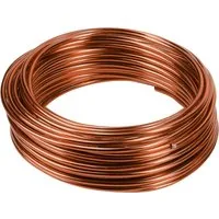 mumbi Basteldraht Basteldraht Aluminium Braun 10m, 3mm stark – Schmuck- & Dekodraht DIY