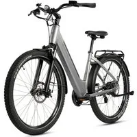 SAXXX E-Bike Cityrad Damen Herren 28x2,35'' Citybike, SAXXX SUV Pedelec, 468Wh, max.120km, 7 Gang SHIMANO Altus Schaltwerk, Hinterradmotor, 468 Wh, (mit Gepäcktrager, mit abnehmbarem Akku, vormontiert zu95), Elektrofahrrad Unisex, RH: 45cm, E-Citybik